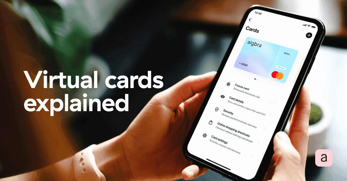 What are virtual cards and how do they work Algbra